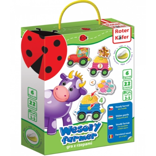 Roter Kafer Edukacyjna gra z rzepami Wesoły farmer RK5101-01